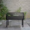 218114 2 stojan na kvetiny simply grow 80 x 63 cm cerna ocel eva solo