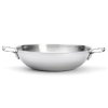 221078 6 wok na indukci affinity 32 cm stribrna nerezova ocel de buyer