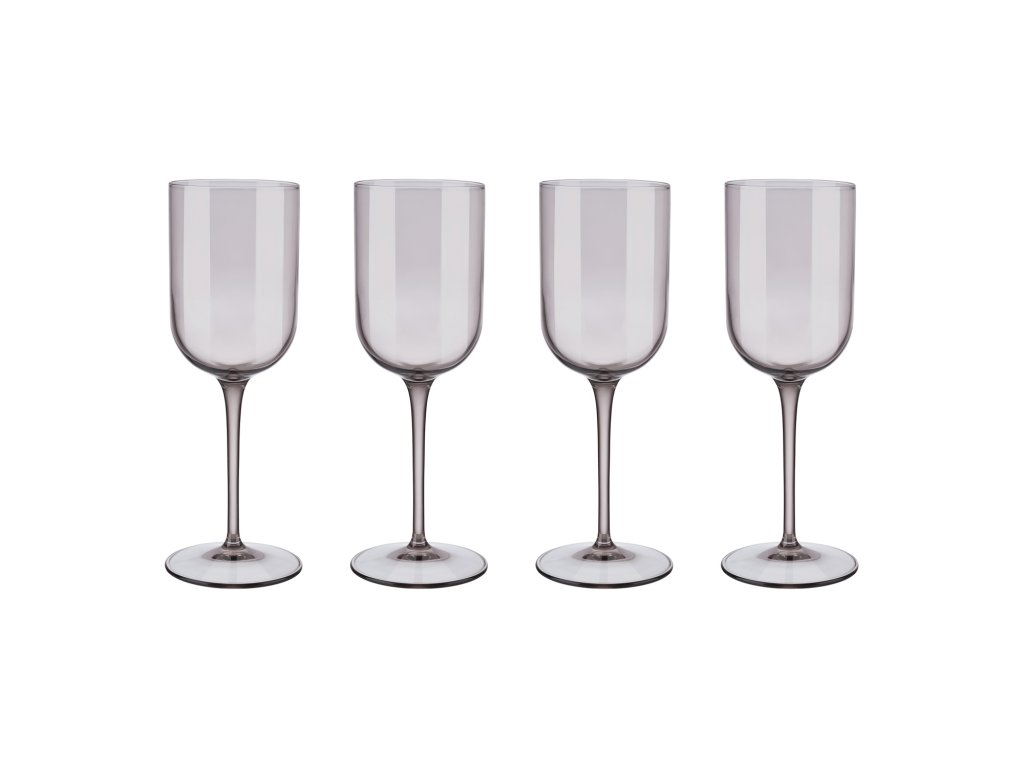 Set od 4 FUUM čaše za bijelo vino smeđe staklo Blomus