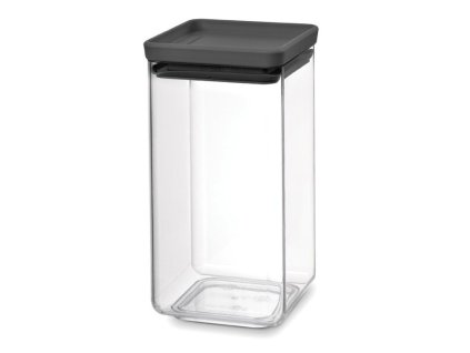 Posuda za čuvanje hrane TASTY PLUS, 1,6 l, tamno siva, plastika, Brabantia