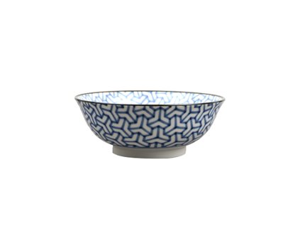 Zdjela HERRINGBONE INDIGO IKAT, 19 cm, 750 ml, MIJ