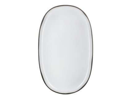 Oval za posluživanje CARACTERE, 35 cm, bijela, REVOL