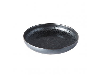 Desertni tanjur BLACK PEARL, 22 cm, visoki rub, MIJ