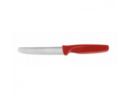 Nož za povrće Stvorite Wüsthof nazubljeni crveni 10 cm