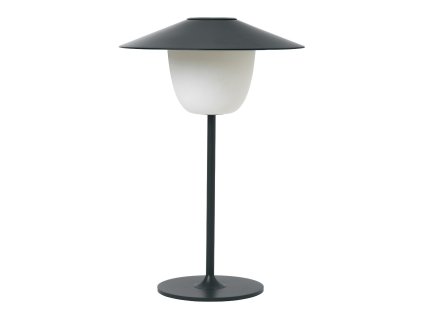 Prenosiva stolna lampa ANI, 33 cm, LED, tamno siva, Blomus