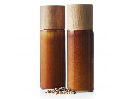 Set mlinaca za sol i papar, 16,7 cm, amber, Bitz