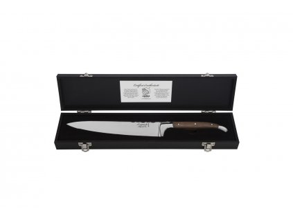 Kuharski nož LUXURY, 20 cm, poklon kutija, ručka od maslinovog drveta, Laguiole