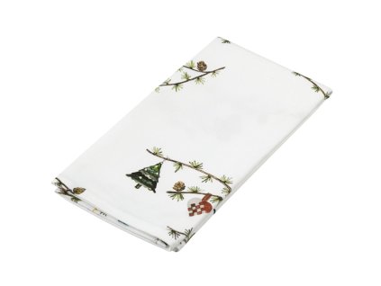 Božićna platnena salveta HAMMERSHOI, set od 4 kom, 45 x 45 cm, bijela, Kähler