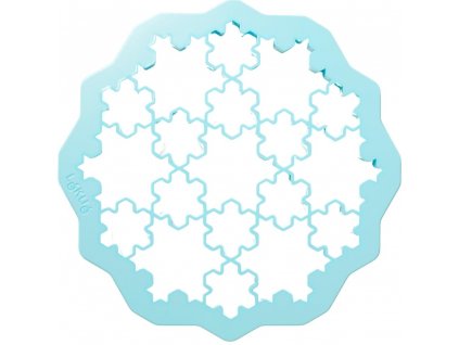 Rezač za kolačiće SNOWFLAKE 23,5 cm, plava, Lékué