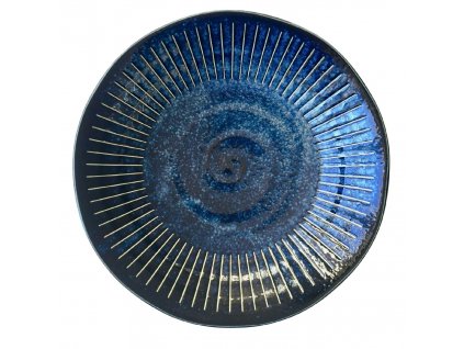 Zdjela RIDGED INDIGO, 25 cm, MIJ