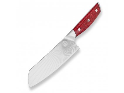 Santoku nož SANDVIK RED NORTHERN SUN, 18,5 cm, Dellinger