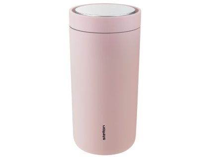 Putna šalica TO GO CLICK 400 ml, boja ruže, Stelton