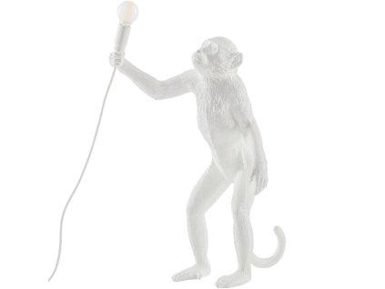 Stolna lampa MONKEY STANDING, 54 cm, bijela, Seletti