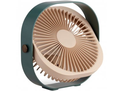 Stolni ventilator FANTASTIC, 20 cm, zelena, Printworks