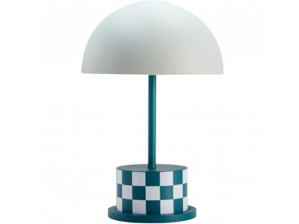 Prenosiva stolna lampa RIVIERA, 28 cm, zelena, Printworks