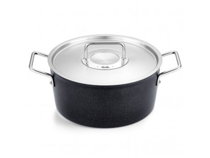 Duboki casserole lonac ADAMANT, 24 cm, crna, aluminij, Fissler