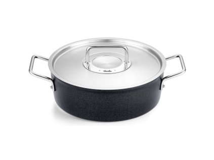 Plitki casserole lonac ADAMANT, 28 cm, crni, aluminij, Fissler