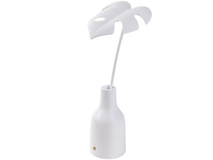 Prenosiva stolna lampa LEAF #1, 33 cm, bijela, smola, Seletti