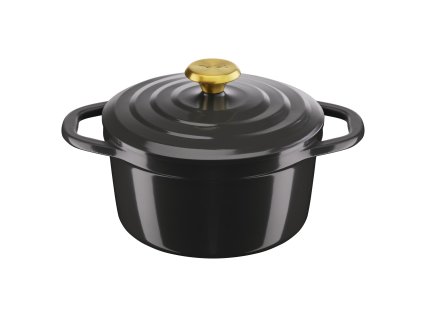 Casserole lonac AIR E2554455, 20 cm, 3,1 l, crna, aluminij, Tefal