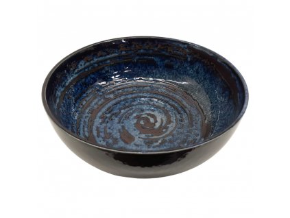 Zdjela za posluživanje COPPER SWIRL, 1,8 l, zelena, keramika, MIJ
