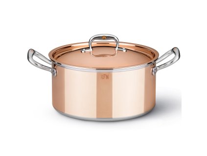 Casserole lonac CON CLASSE, 24 cm, bakar, Ruffoni