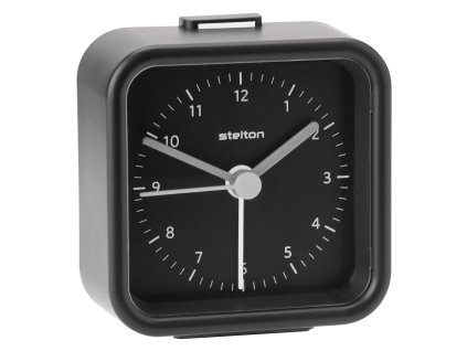 Budilica OKIRU, 8 cm, crna, plastika, Stelton