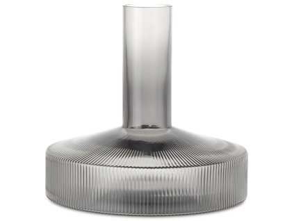 Dekanter za vino RIPPLE 1,7 l, siva, staklo, ferm LIVING