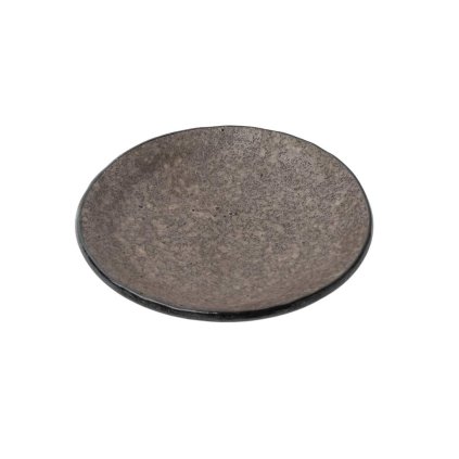 225447 dezertni talir earth 13 cm hneda keramika mij