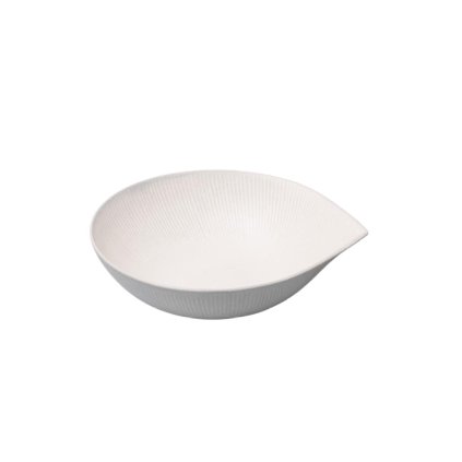 226425 jidelni misa snow leaf 24 cm 900 ml bila keramika mij