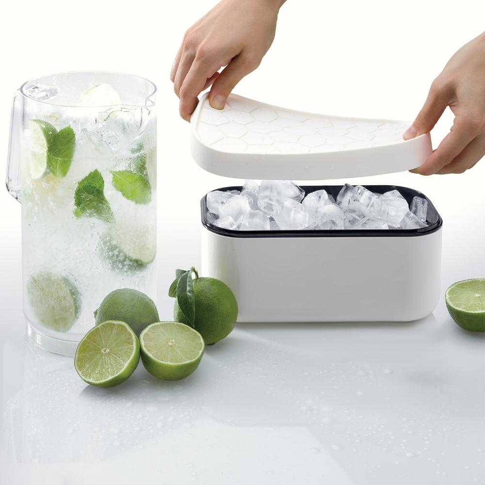 Kanta za led sa kalupom za led ICE BOX, 1,8 l, bijela, Lékué