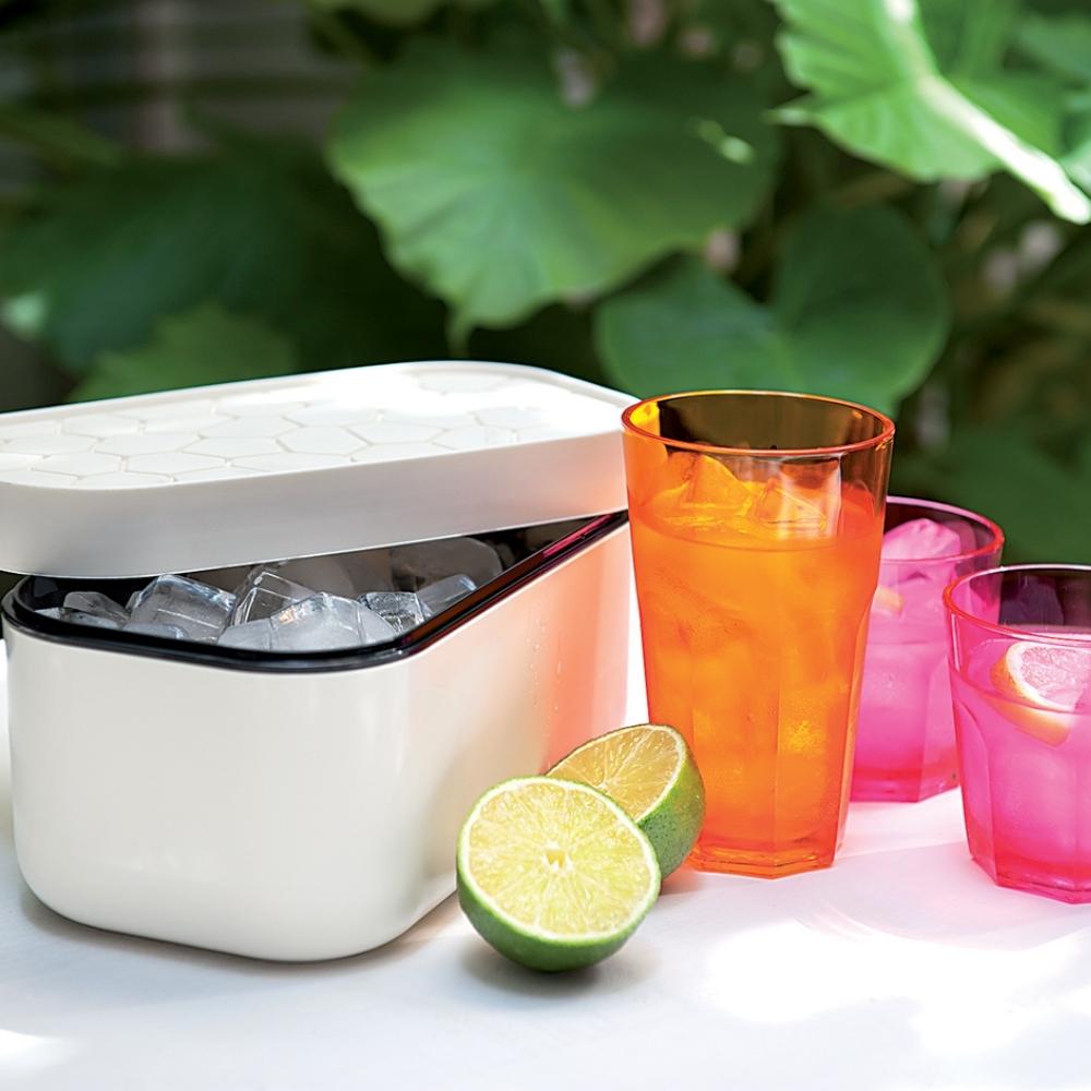 Kanta za led sa kalupom za led ICE BOX, 1,8 l, bijela, Lékué