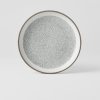 Desertni tanjur CRAZED GREY, 22 cm, s visokim rubom, MIJ