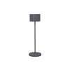 Prenosiva stolna lampa FAROL, 33 cm, LED, toplo siva, Blomus