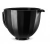 Posuda za samostojeći mikser 5KSM2CB, 4,83 l, crna, keramika, KitchenAid