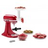 Prilozi za KitchenAid samostojeći mikser, set od 3 kom, rezač i sjeckalica 5KSMVS, stroj za mljevenje mesa 5KSMFGA, sokovnik 5JE, KitchenAid