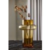 Vaza TUB,E 40 cm, amber, staklo, Lyngby Glas
