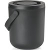 Posuda za organski otpad CIRCULAR, 3 l, crna, plastična, Zone Denmark