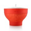 221774 nadoba pro pripravu popkornu do mikrovlnne trouby 20 cm cervena silikon lekue