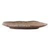 227256 servirovaci talir terra 27 x 17 cm hneda keramika mij
