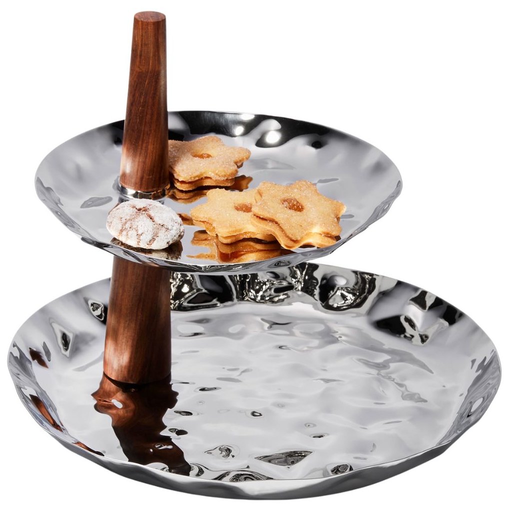 Etagéria VALENCIA 25 cm, ezüst, Philippi