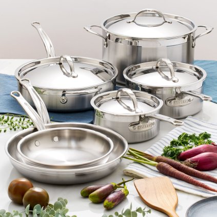 Edénykészlet PROBOND, 6 db szett, rozsdamentes acél, Hestan