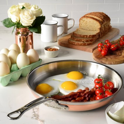 Univerzális serpenyő COPPERBOND 22 cm, réz, Hestan