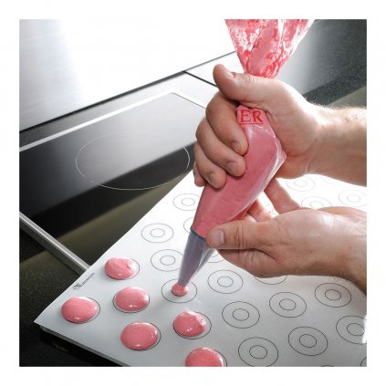 Szilikon sütőalátét macaronhoz 40 x 30 cm, de Buyer
