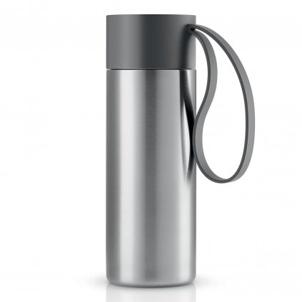 
                    
                          Utazási bögre TO GO, 350 ml, szürke, rozsdamentes acél                    
                