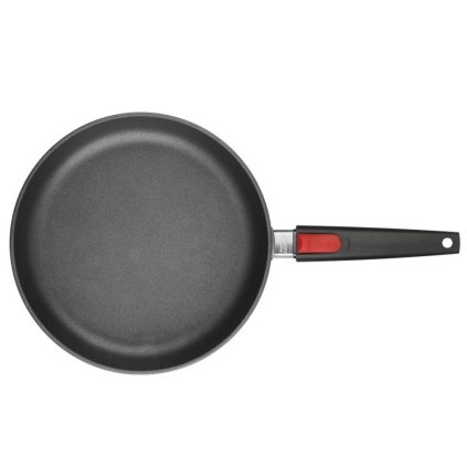 Tapadásmentes serpenyő TITANIUM NOWO 26 cm, indukciós főzőlappal, levehető fogantyúval, titán bevonattal, WOLL