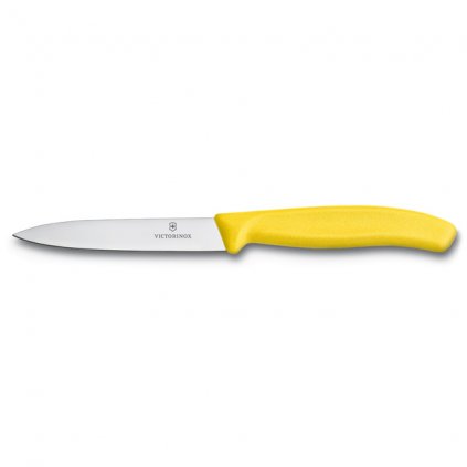 Zöldségkés 10 cm, sárga, Victorinox