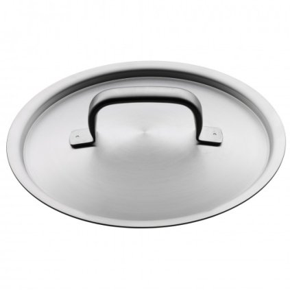 Nyeles lábas 16 cm Gourmet Plus matt rozsdamentes acél fedővel