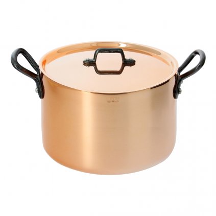 Inocuivre magas rézfazék, öntöttvas fülekkel, Ø 24 cm
