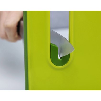 Slice&Sharpen™ vágódeszka késélezővel, nagy, zöld