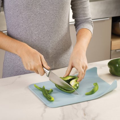 Nest™ Chop vágódeszka készlet, hajlított végű, Opal